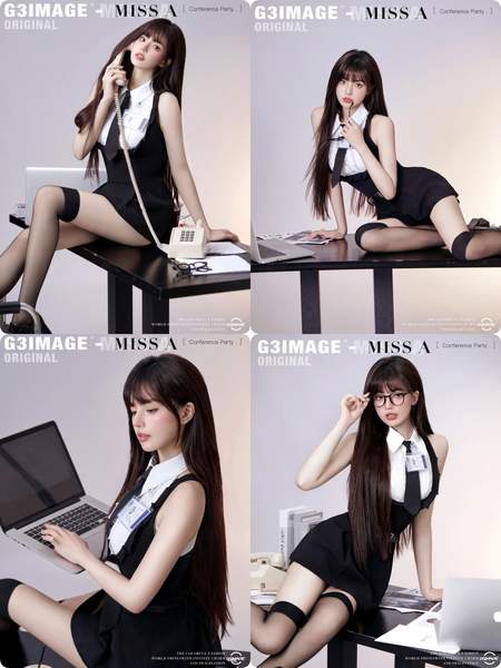 9组黑色少女系2024少女必拍风格。炫酷温柔雪白台妹自拍集粹