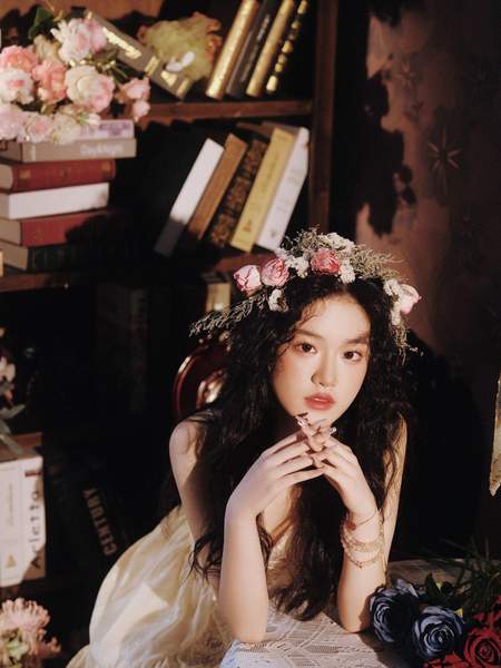 端丽粉嫩收藏级写真集主播专辑超好看的法式少女写真复古温柔的少女。微醺，就第9张