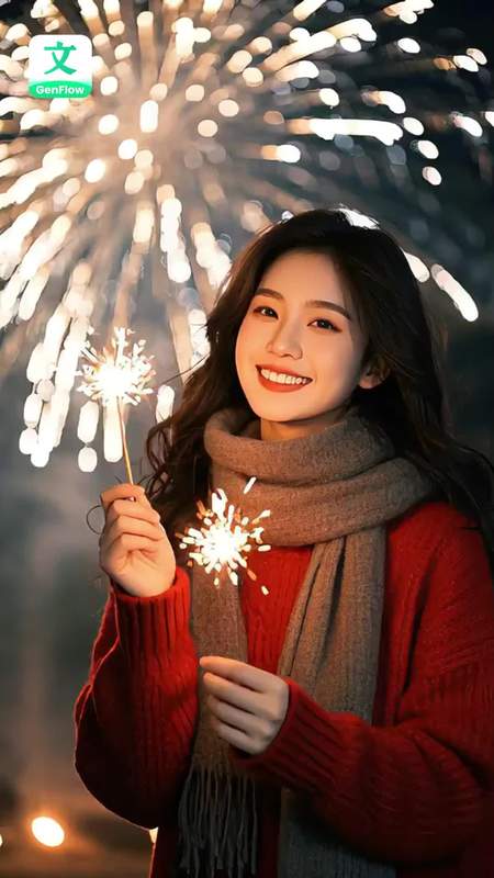 爆款古风娇柔草地教师福利版想快速拍出氛围感新年照？AI自拍秒变拜年大片