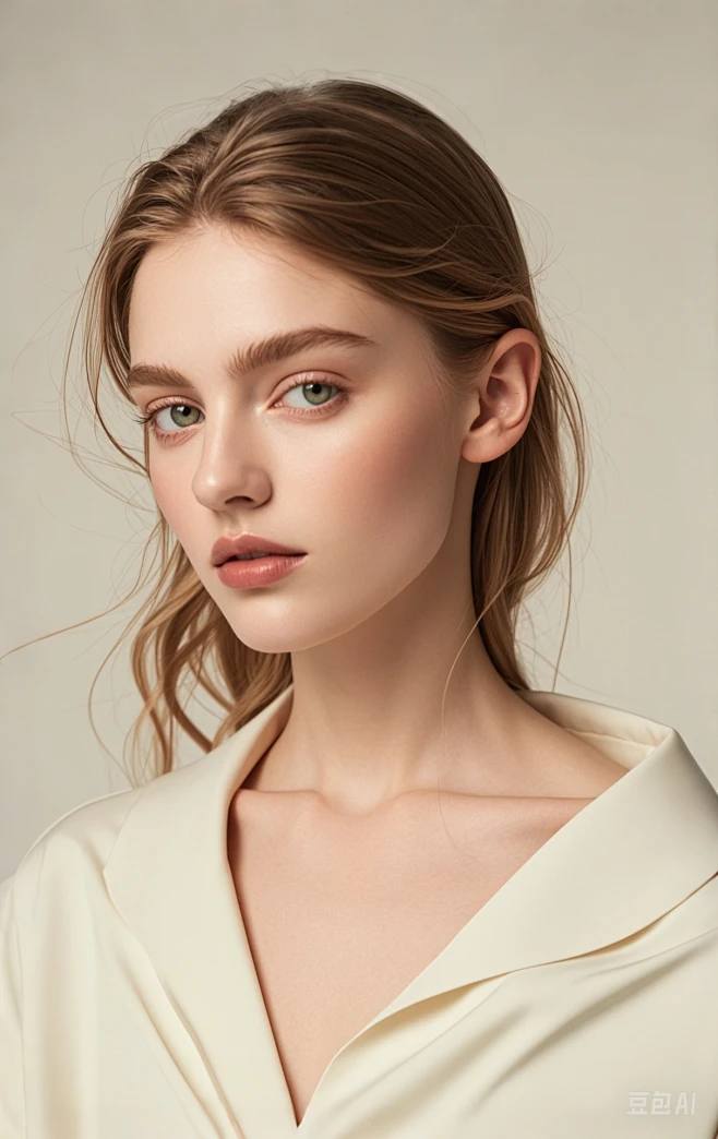 最新慵懒齐刘海台妹图集安利美女模特写真