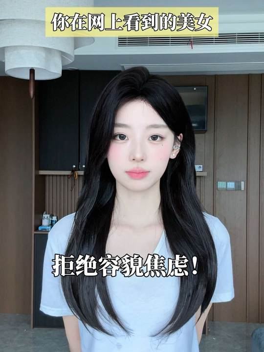 哪有那么多天生大美女，卸了伪装大家都是普通人慵懒回眸收藏级落日甜心大图